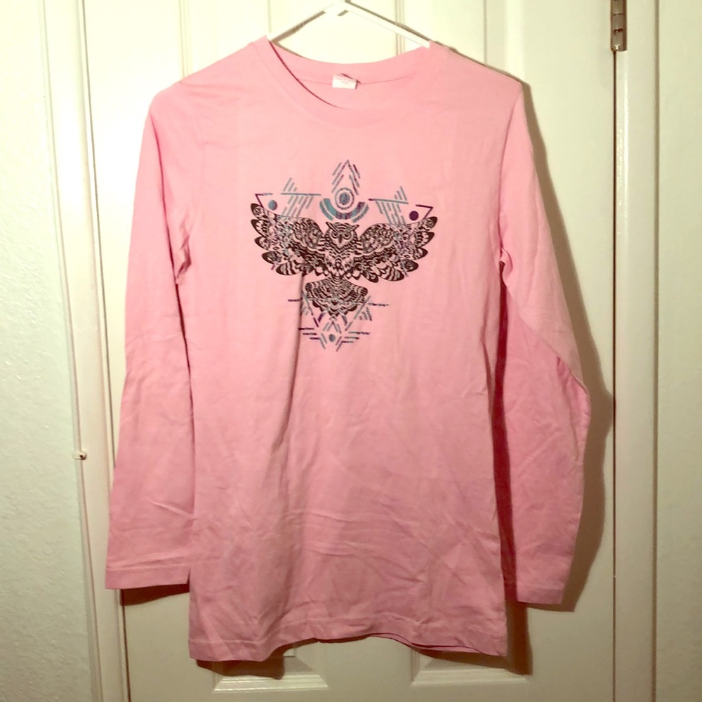 C/A/T Brand Long sleeve (Girls XL) Pink t-shirt BN